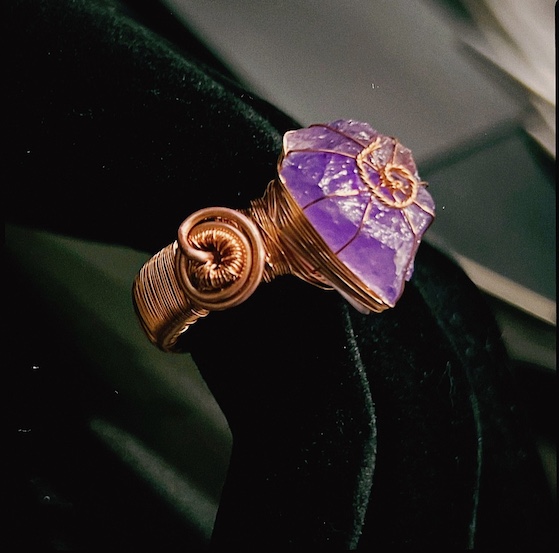Creative Vibrational Copper Ring by AGH8
